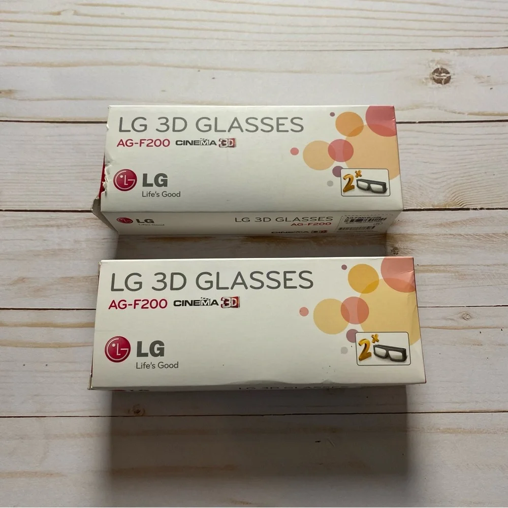 LG 3D Glasses‎ AG-F200 Cinema 3D 4 Pairs Genuine LED HDTV Theater